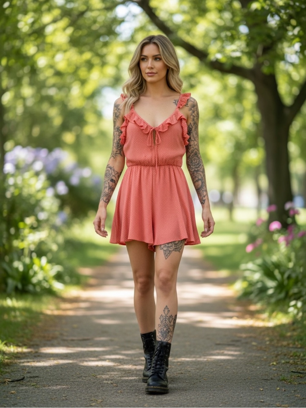 Billabong Coral Knit Sundress with Subtle Print - Picture 16 of 16